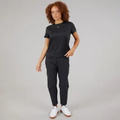 Reebok Damen Active Collective Skystretch Woven Hose Schwarz