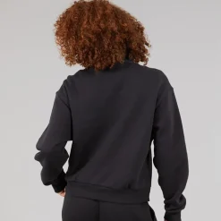 Reebok Damen Identität Energie Marke stolze Identität Schicht 1/2 Reißverschluss Schwarz