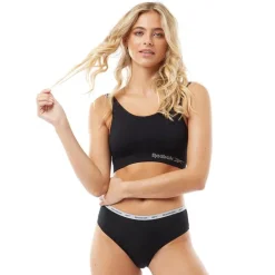 Reebok Damen Kira Ohne Nähte Performance Sports BH Schwarz