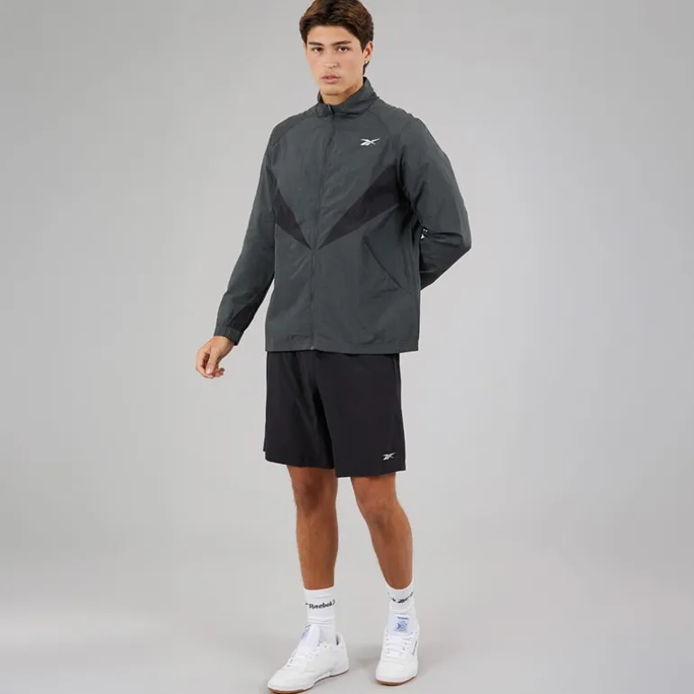 Reebok Herren Basketball Trainingsjacke Grey 6