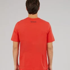 Reebok Herren Reebok Basketball T Shirt Energy Red