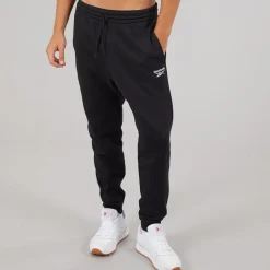 Reebok Herren Reebok Identity Kleines Logo Fleece Jogginghosen Schwarz