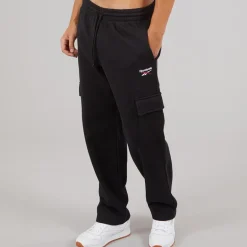 Reebok Herren Reebok Identity Kleines Logo Cargohose Schwarz/Weiß/Vector Red