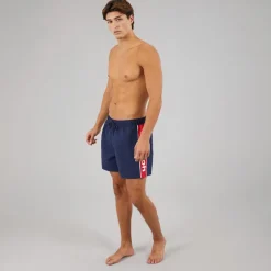 Reebok Herren Reuben Badeshorts Navy/Rot
