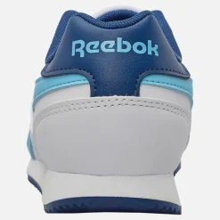 Reebok Junior Junge Royal Classic Jog 3.0 Turnschuhe Weiß/Digitalblue/Batik Blue