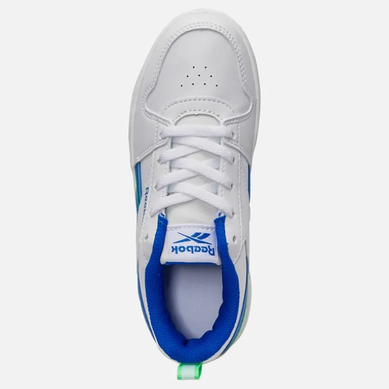 Reebok Junior Junge Royal Prime Step N Flash Trainings Weiß/Optimum Blue/Solar Lime