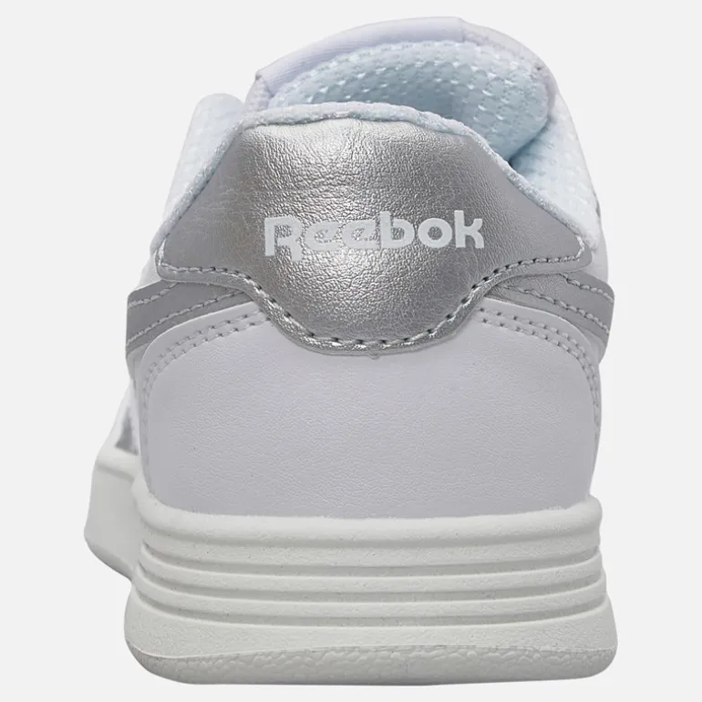 Reebok Junior Mädchen Court Advance Turnschuhe Weiß/Weiss/Silver Metallic