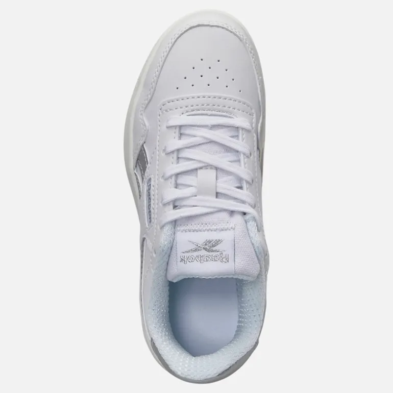 Reebok Junior Mädchen Court Advance Turnschuhe Weiß/Weiss/Silver Metallic