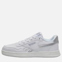 Reebok Junior Mädchen Court Advance Turnschuhe Weiß/Weiss/Silver Metallic