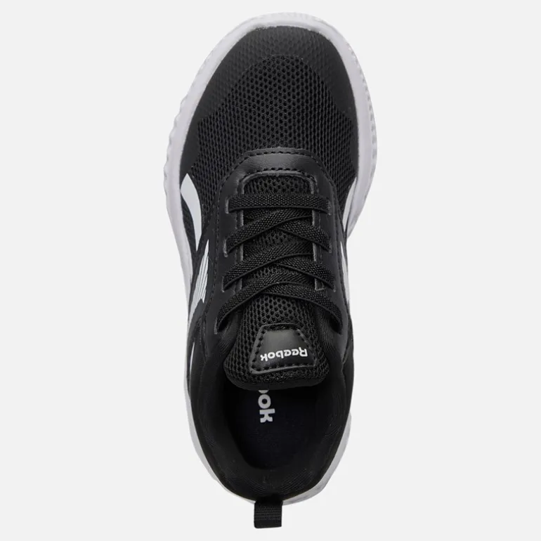 Reebok Kinder Rush Runner 5 Elastische Schnürung Neutrale Laufschuhe Schwarz/Schwarz/Weiß