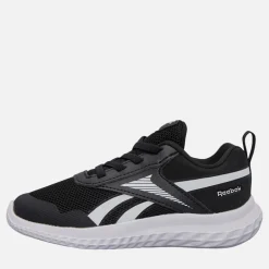 Reebok Kinder Rush Runner 5 Elastische Schnürung Neutrale Laufschuhe Schwarz/Schwarz/Weiß