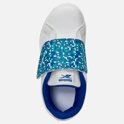 Reebok Kleinkind Gerichtsreinigung Klettverschluss Sneaker Weiß/Vector Blue/Vector Blue