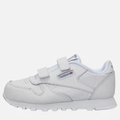 Reebok Kleinkind Klassik Leder 2V Turnschuhe Weiß/Carbon/Vector Blue