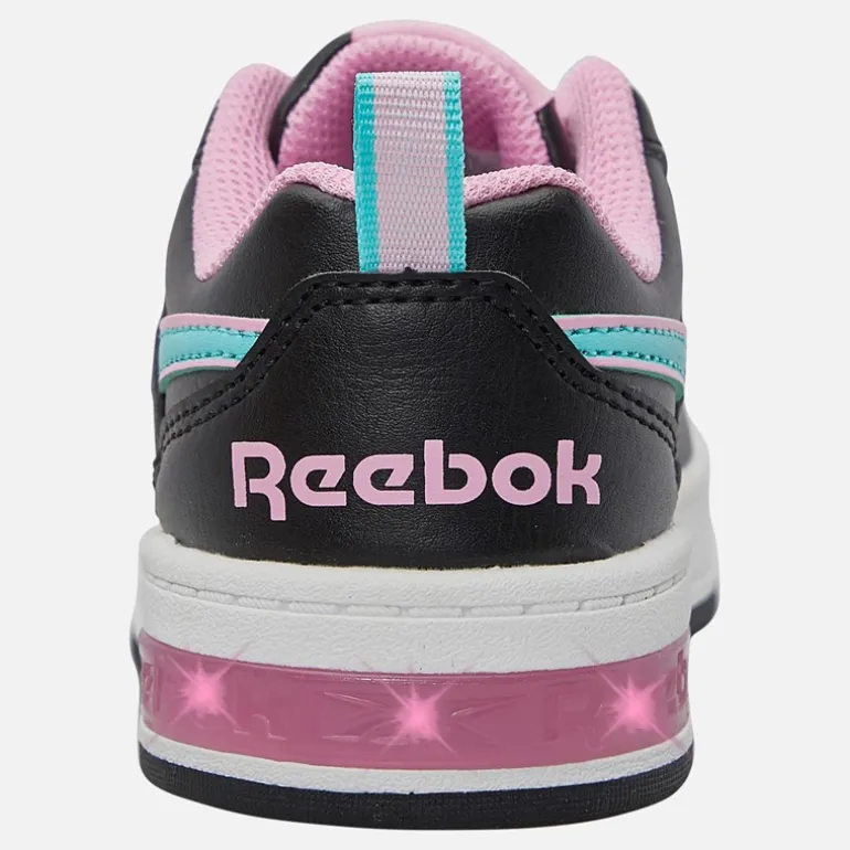 Reebok Mädchen Royal Prime Step N Flash Turnschuhe Schwarz/Astro Rose/Aqua
