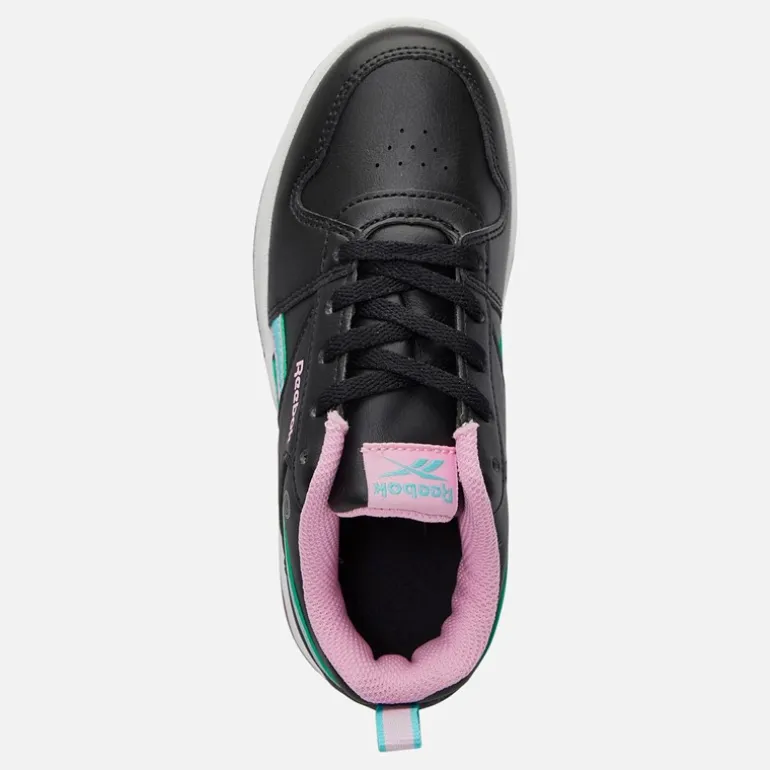 Reebok Mädchen Royal Prime Step N Flash Turnschuhe Schwarz/Astro Rose/Aqua
