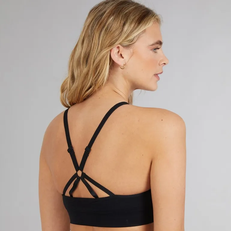 Reebok Sport-BH Damen Maryna Nahtlos Schwarz