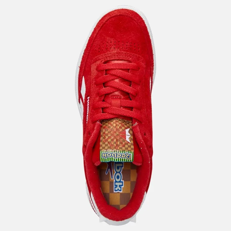 Reebok X Sonic The Hedgehog 3 Club C Revenge 'Knuckles' Turnschuhe Rot/Weiß/Rot