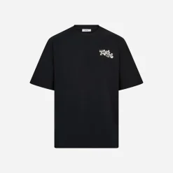 Resteröds Herren Tas Brust Druck T Shirt Schwarz
