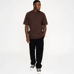 Resteröds Herren Tas Druck T Shirt Braun