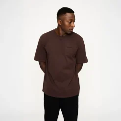 Resteröds Herren Tas Druck T Shirt Braun