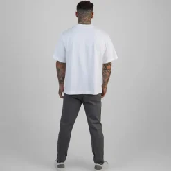 SikSilk Herren Oversized T-Shirt Weiß