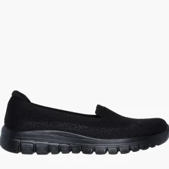 SKECHERS Damen Anmutige Sneakers Schwarz