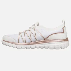 SKECHERS Damen Anmutige Sneaker Weiß