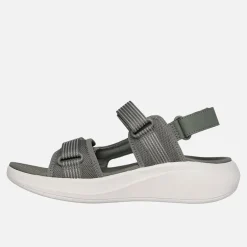SKECHERS Damen Max Dämpfung Essenzielle Sandalen Olive