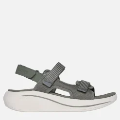 SKECHERS Damen Max Dämpfung Essenzielle Sandalen Olive