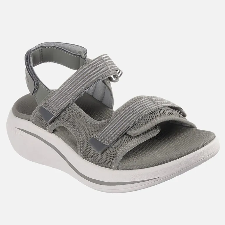 SKECHERS Damen Max Dämpfung Essenzielle Sandalen Olive