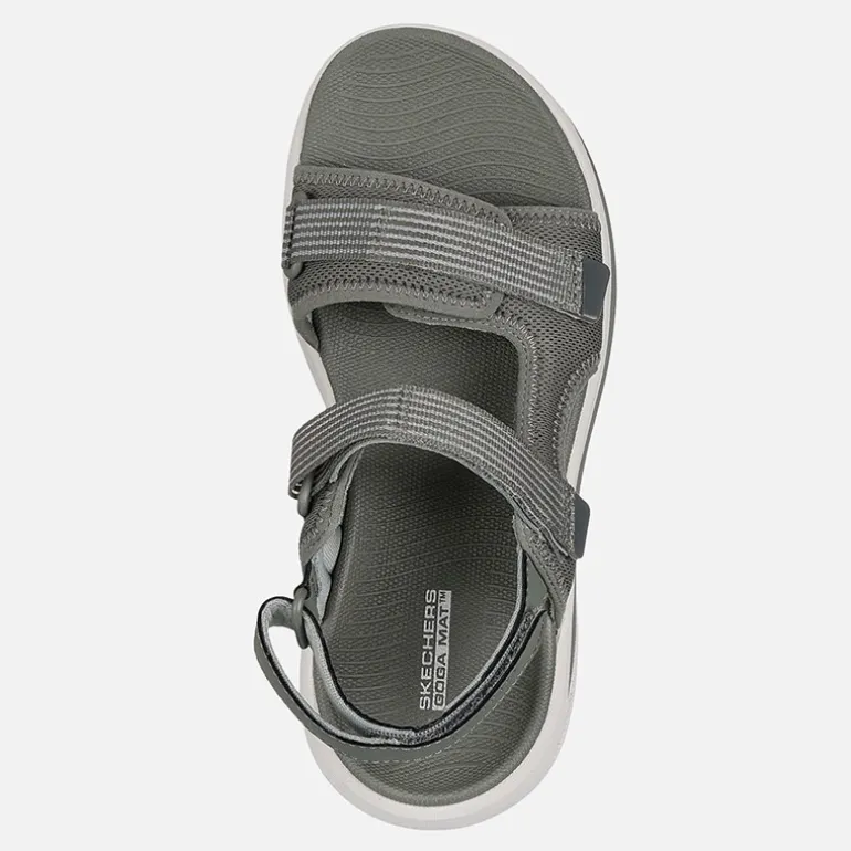 SKECHERS Damen Max Dämpfung Essenzielle Sandalen Olive