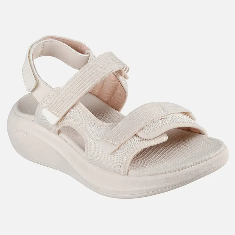 SKECHERS Damen Max Dämpfung Essenzielle Sandalen Natur