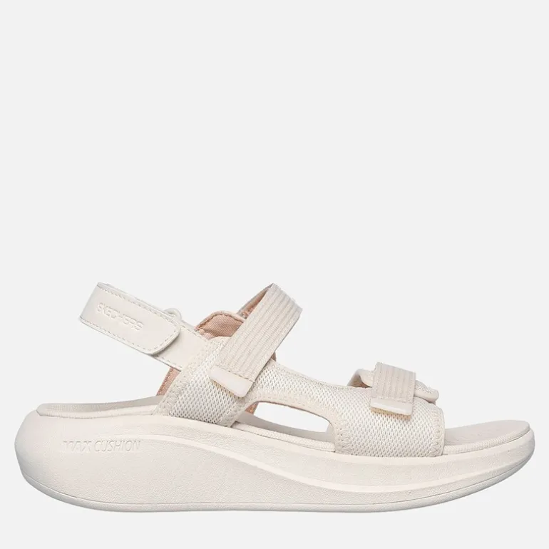 SKECHERS Damen Max Dämpfung Essenzielle Sandalen Natur
