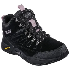 SKECHERS Damen wasserdichte Schuhe Schwarz