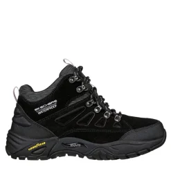 SKECHERS Damen wasserdichte Schuhe Schwarz