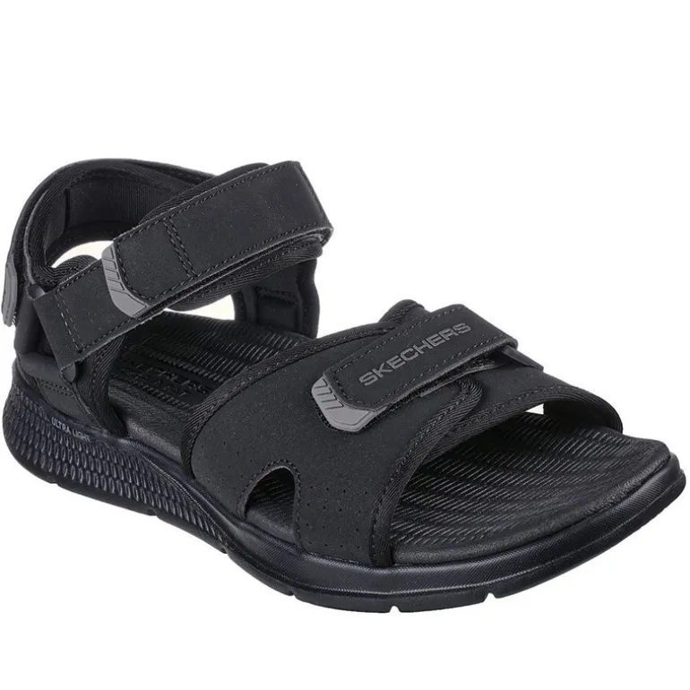 SKECHERS Herren Go Consistent Tributary Sandalen Schwarz