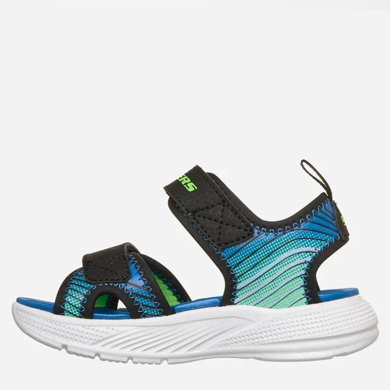 SKECHERS Junge Microspec Splash Sandalen Schwarz