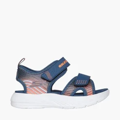 SKECHERS Junge Microspec Splash Sandalen Navy