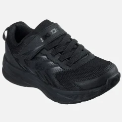 SKECHERS Junge Microspec Tread Sneakers Schwarz