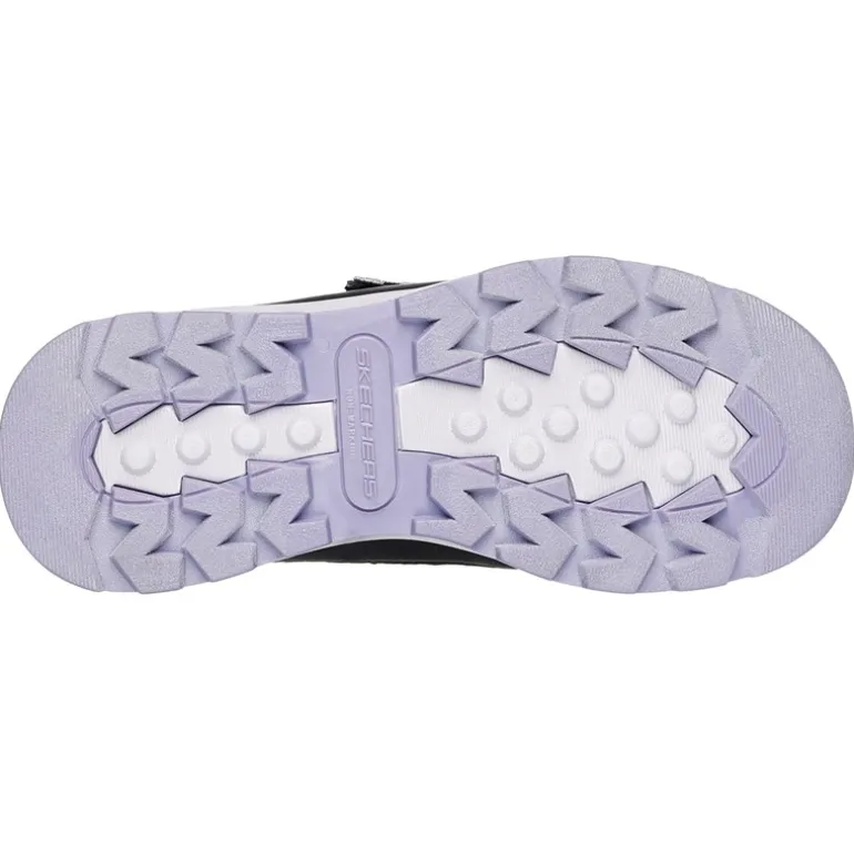 SKECHERS Mädchen Sturm Blazer Wasserdichte Schuhe Black Lavender