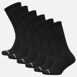 SKECHERS Sechserpack Crew Socken Schwarz
