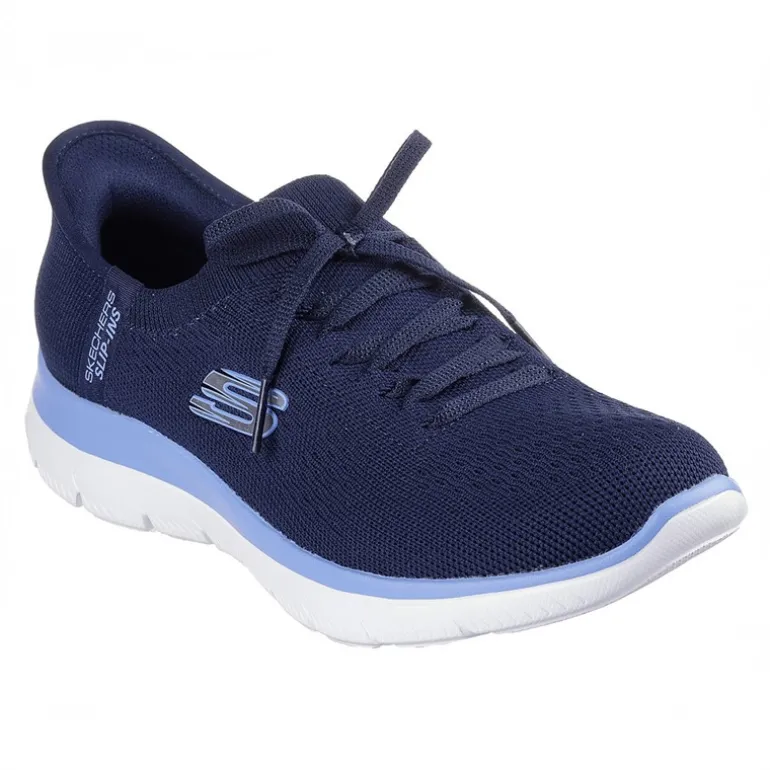 SKECHERS SPORT Damen Slip In Summits Neue Tägliche Sneaker Navy