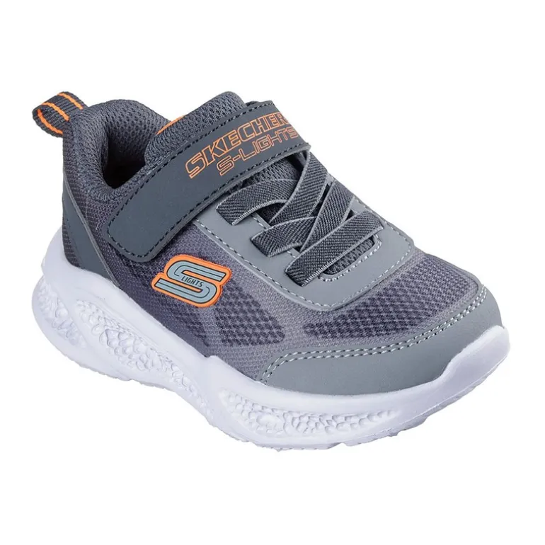 SKECHERS SPORT SKECHERS Baby Junge Meteor - Lights Krendox Turnschuhe Grau