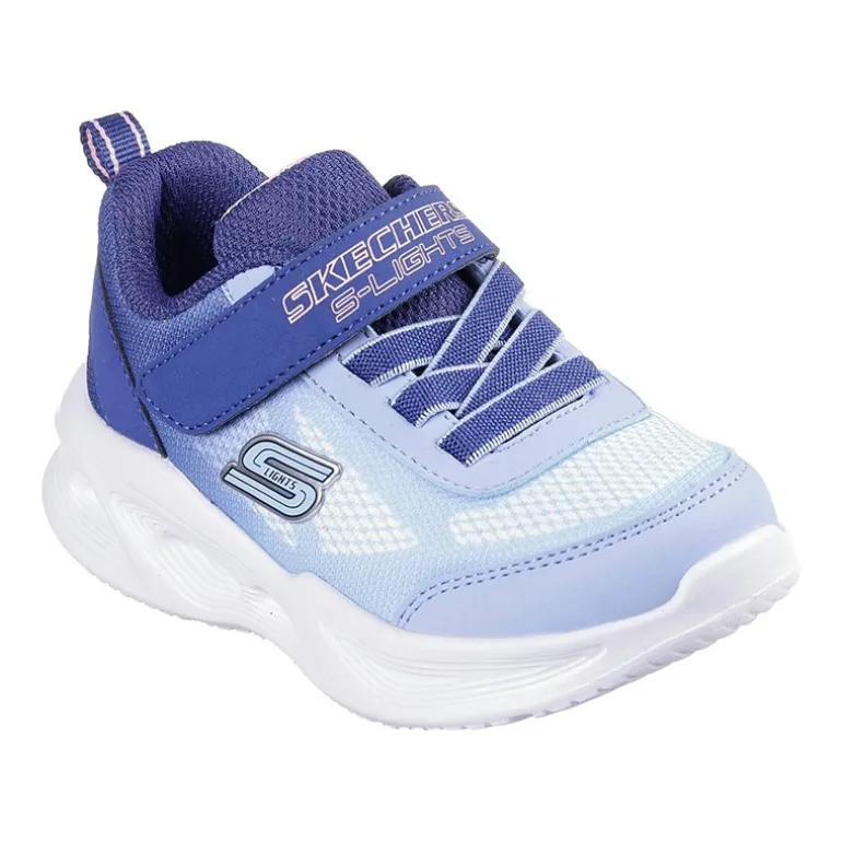 SKECHERS SPORT SKECHERS Baby Mädchen Sola Glow Ombre Deluxe Turnschuhe Marineblau