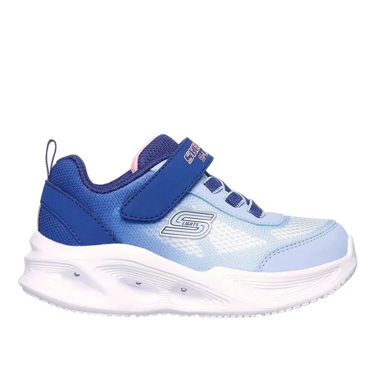 SKECHERS SPORT SKECHERS Baby Mädchen Sola Glow Ombre Deluxe Turnschuhe Marineblau