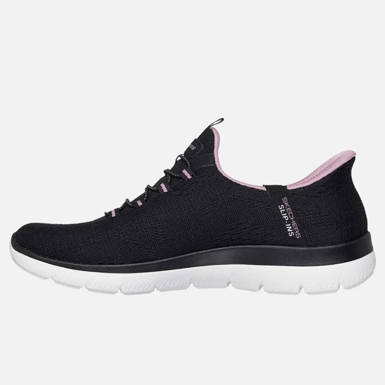 SKECHERS SPORT SKECHERS Damen Summits Dream Chaser Slip In Sneaker Black & Purple/Mauve