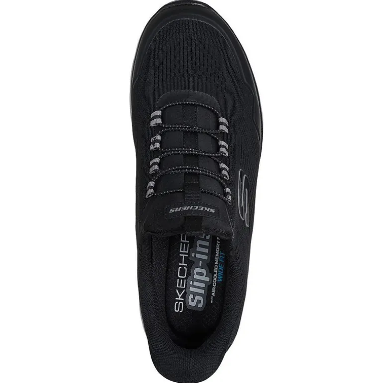 SKECHERS SPORT SKECHERS Herren Summits Slip In Turnschuhe Schwarz