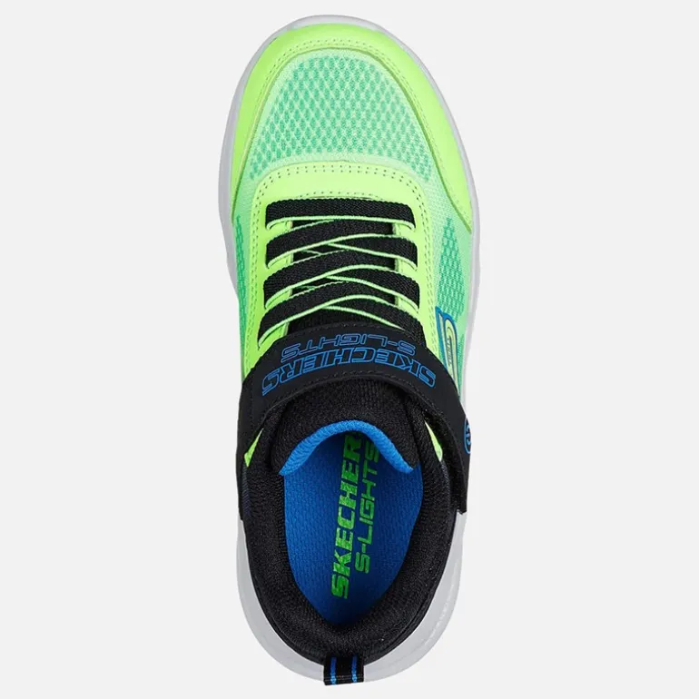 SKECHERS SPORT SKECHERS Junge Meteor Lichter Krendox Sneaker Schwarz