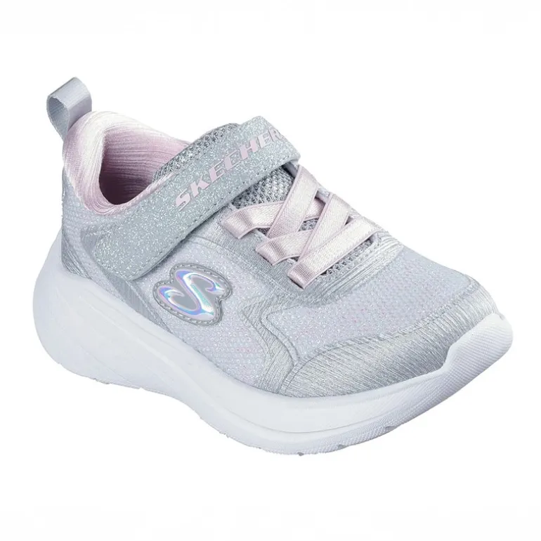SKECHERS SPORT SKECHERS Kleinkind Mädchen Welle 92 Sneaker Grau Gray