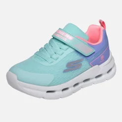 SKECHERS SPORT SKECHERS Mädchen Glide Step Lichter Turnschuhe Blau